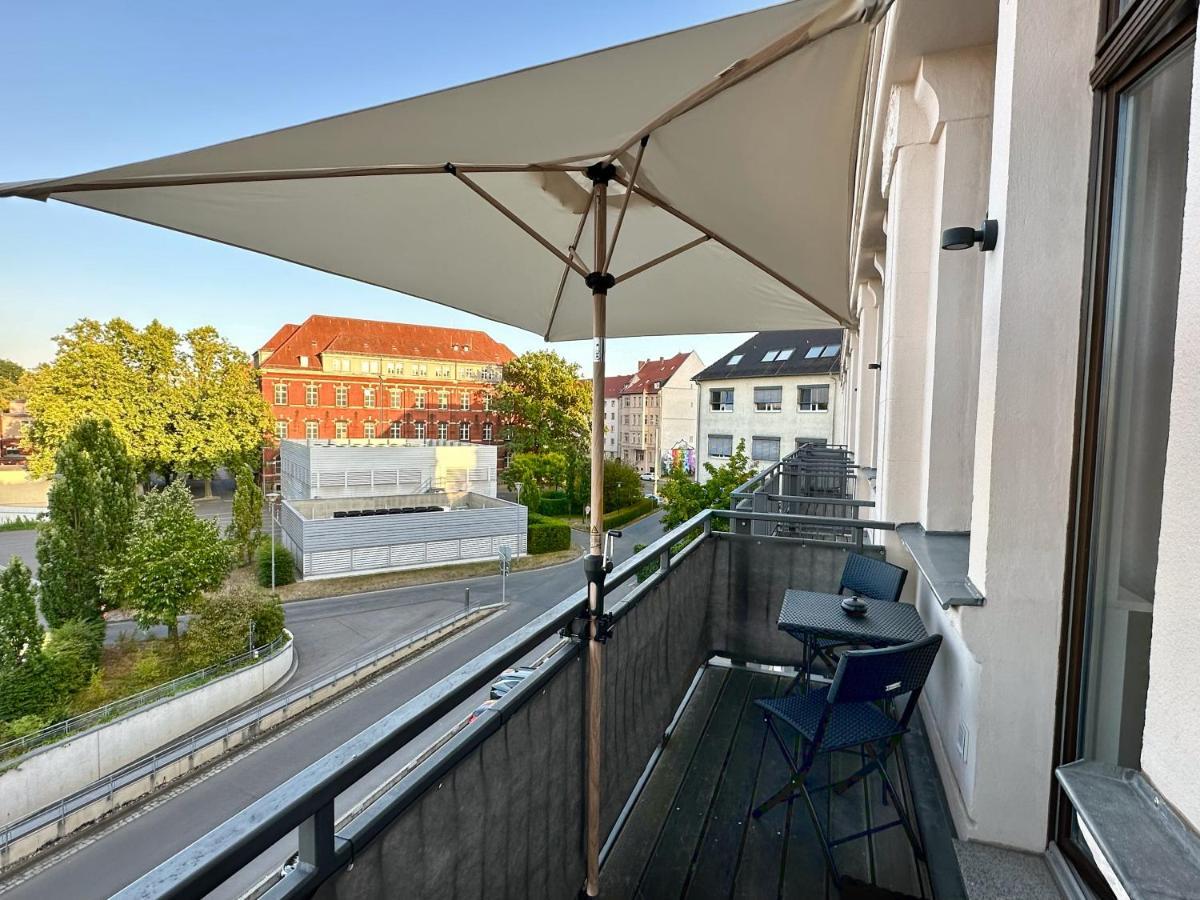 Meos 1 -Zentrum-Balkon-Parkplatz-Gym-Uniklinik Leipzig Extérieur photo
