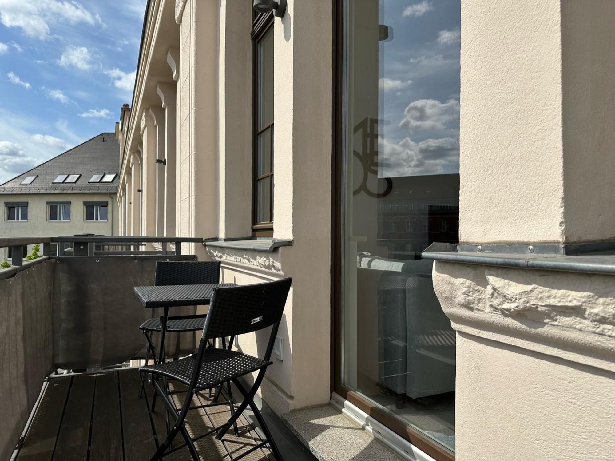 Meos 1 -Zentrum-Balkon-Parkplatz-Gym-Uniklinik Leipzig Extérieur photo